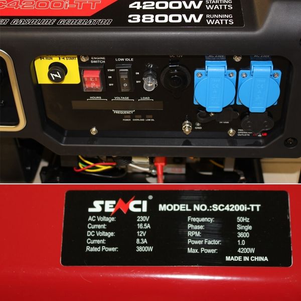 Инверторный генератор Senci SC4200i-TT SC4200i-TT фото