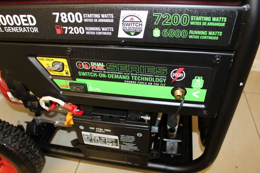 Генератор двухтопливный газ/бензин Senci SC12000ED 230V 7800W SC12000ED фото