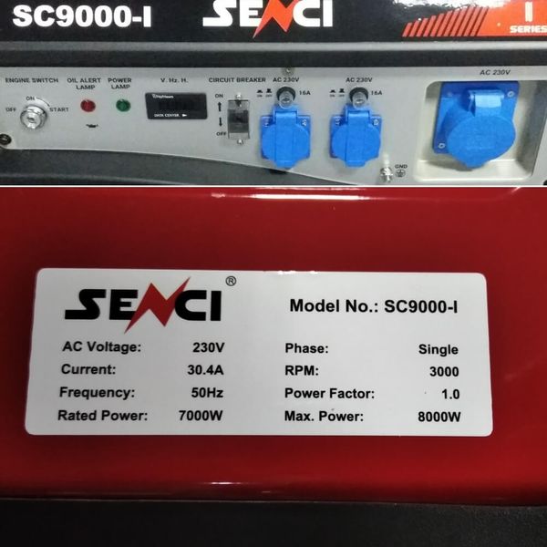 Бензиновый генератор Senci SC9000-I SC9000-I фото