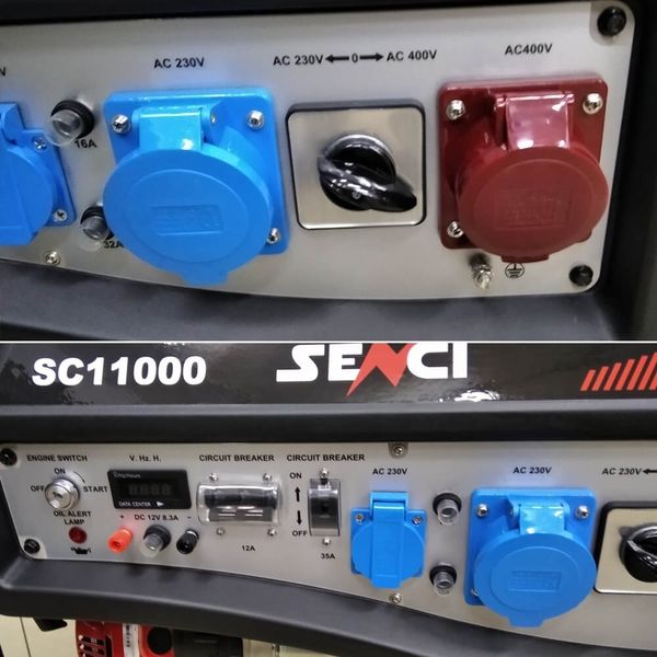 Бензиновый генератор Senci SC11000-V 230/400V SC11000-V 230/400V фото