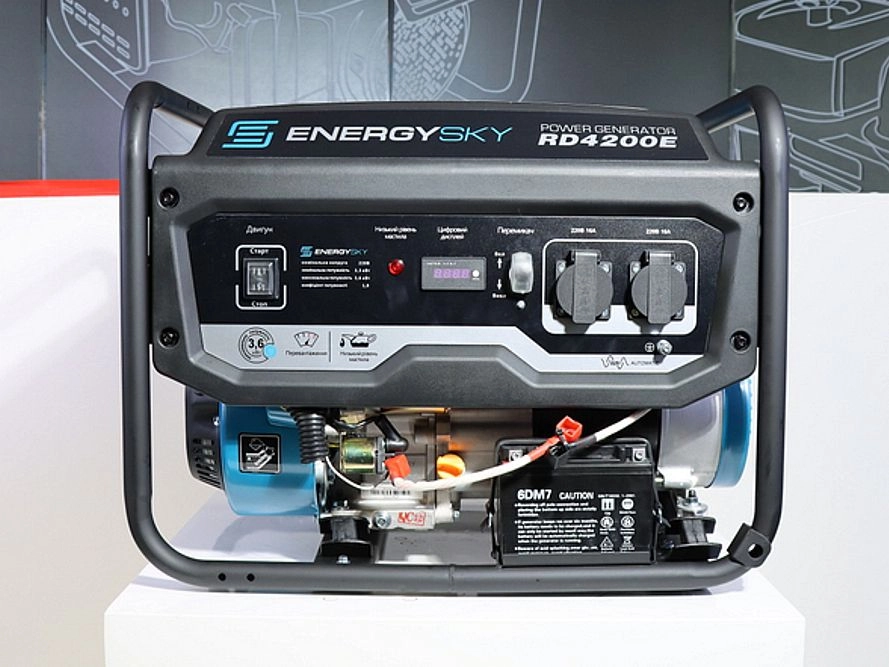 Бензиновий генератор Energy Sky RD4200E 230V 3600W RD4200E фото
