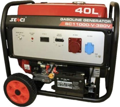 Бензиновий генератор Senci SC11000-V 230/400V 40L SC11000-V фото