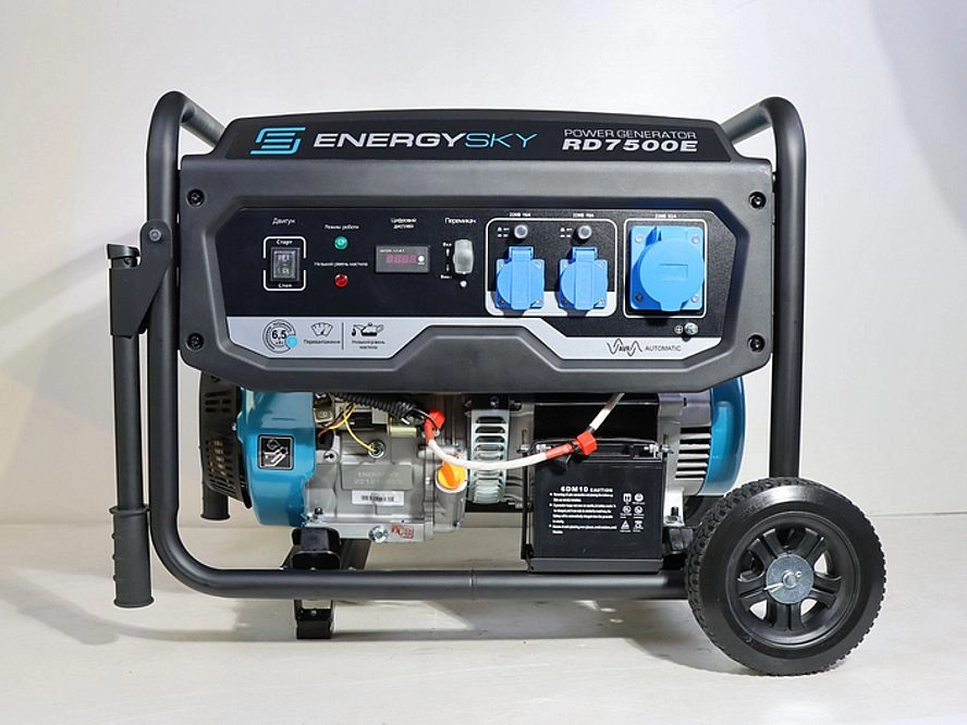 Бензиновий генератор Energy Sky RD7500E 230V 6500W RD7500E фото