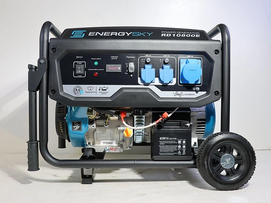 Бензиновий генератор Energy Sky RD10800E 230V 8500W RD10800E  фото