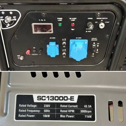 Бензиновый генератор Senci SC13000E 230V 11000W SC13000E фото