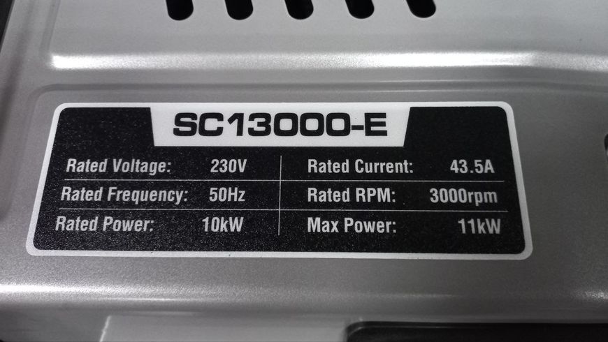 Бензиновий генератор Senci SC13000E 230V 11000W SC13000E фото