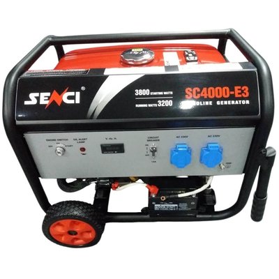 Бензиновый генератор SENCI SC4000-E3 230V 3800W 141344 фото